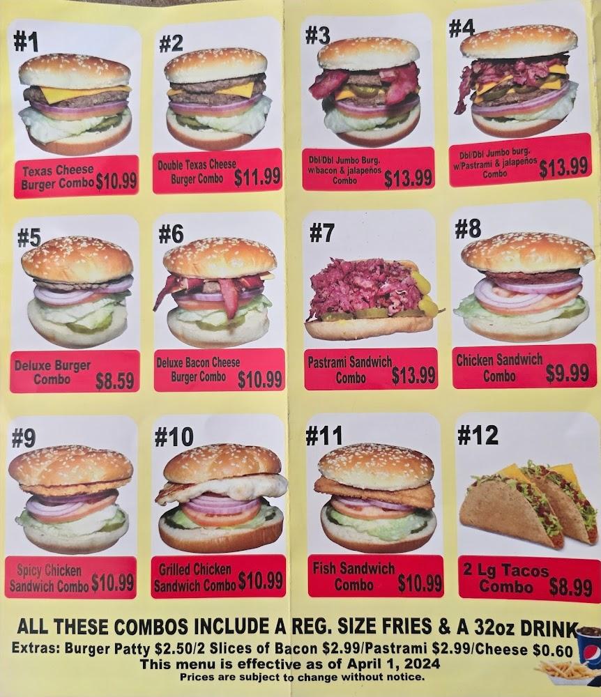 Elmer's Drive-In Menu image 3